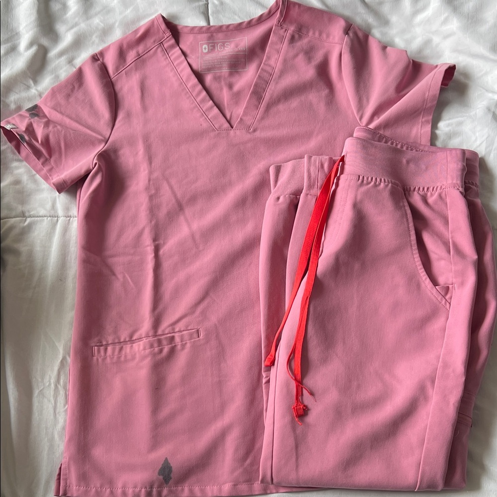 FIGS SCRUBS PINK size XXSP